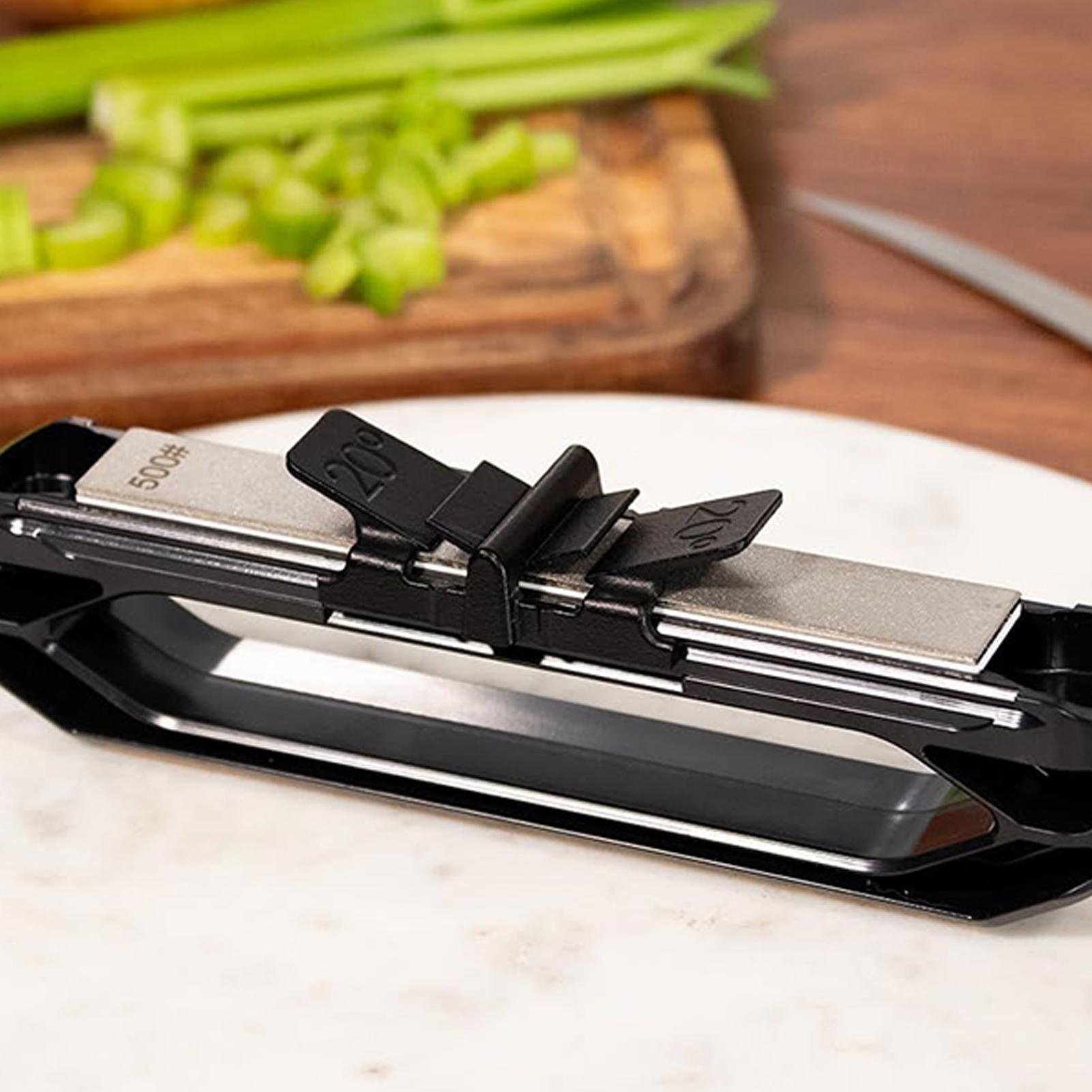 Home Cooking Supplies - Handgeführter Messerschärfer mit Winkelführung für Outdoor-Aktivitäten,