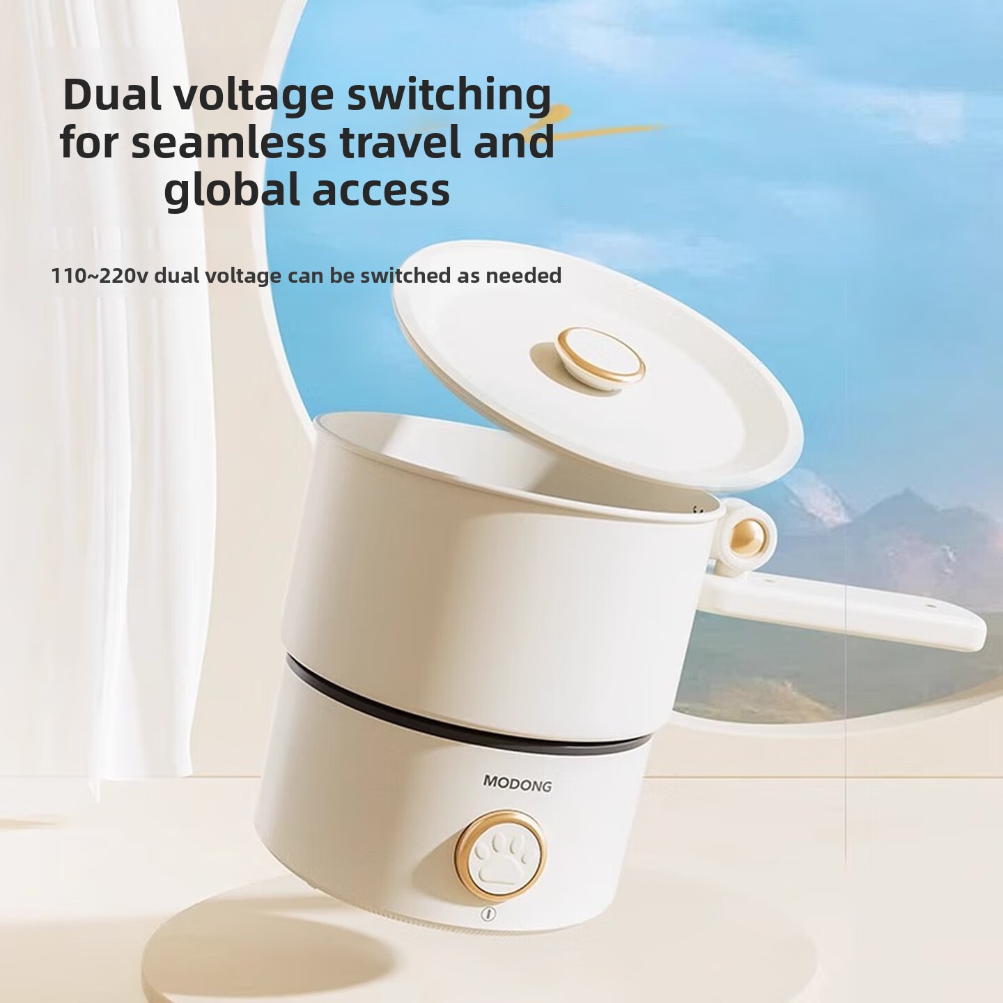 2L Dual-Voltage 110V 220V Falt – Hot Pot Portable Dual Bewertung und Preis