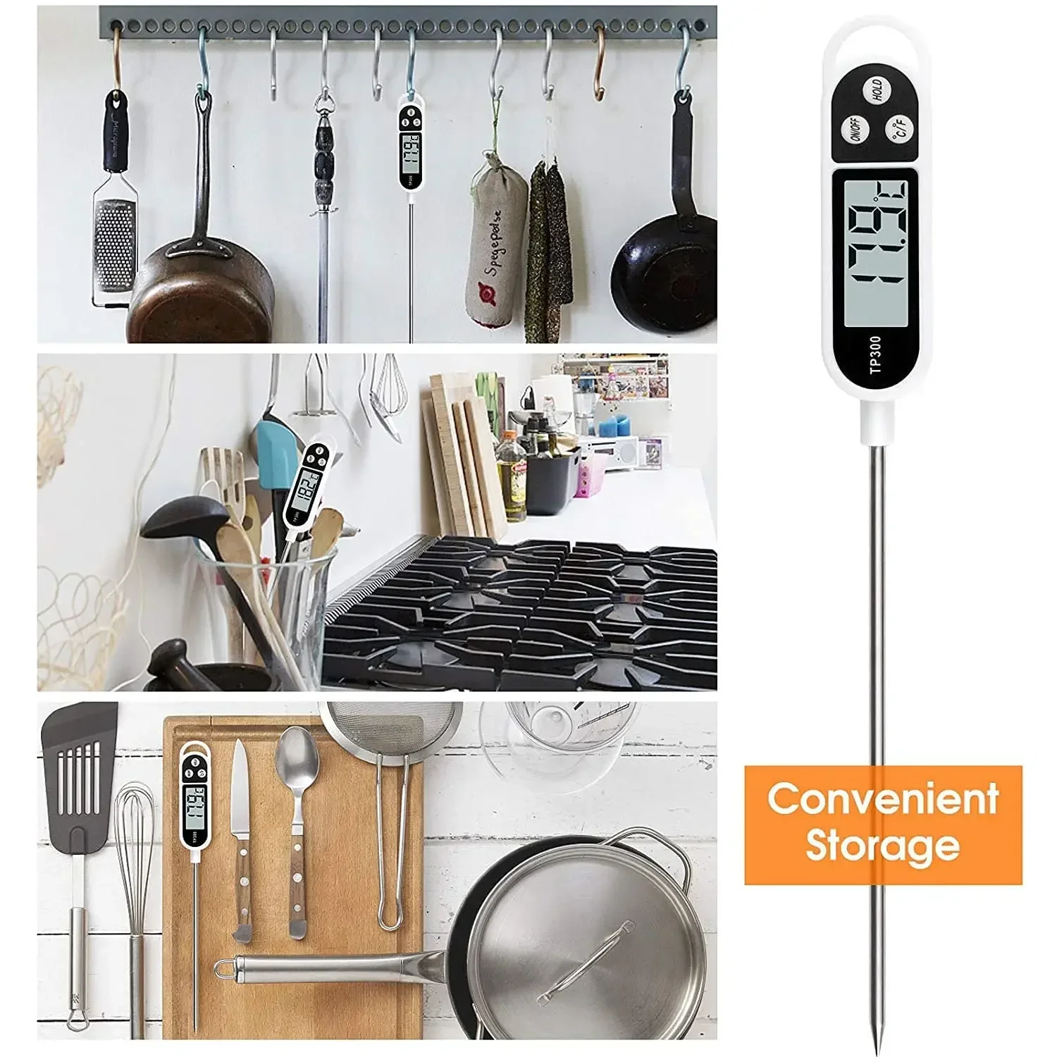 Lebensmittelthermometer aus Ed – Home Cooking Reading Bewertung und Preis