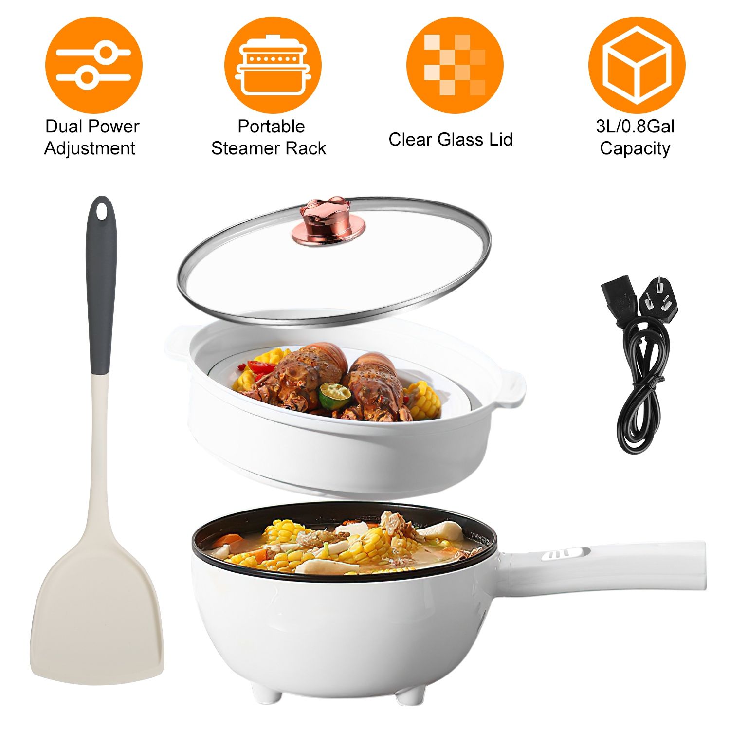 Elektrischer Hot-Pot, Antihaft – Hot Pot Portable Dual Bewertung und Preis