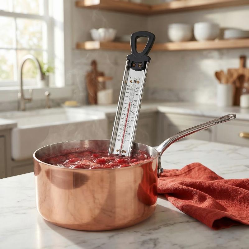 Edelstahl-Süßigkeitenthermomet – Home Cooking Reading Bewertung und Preis
