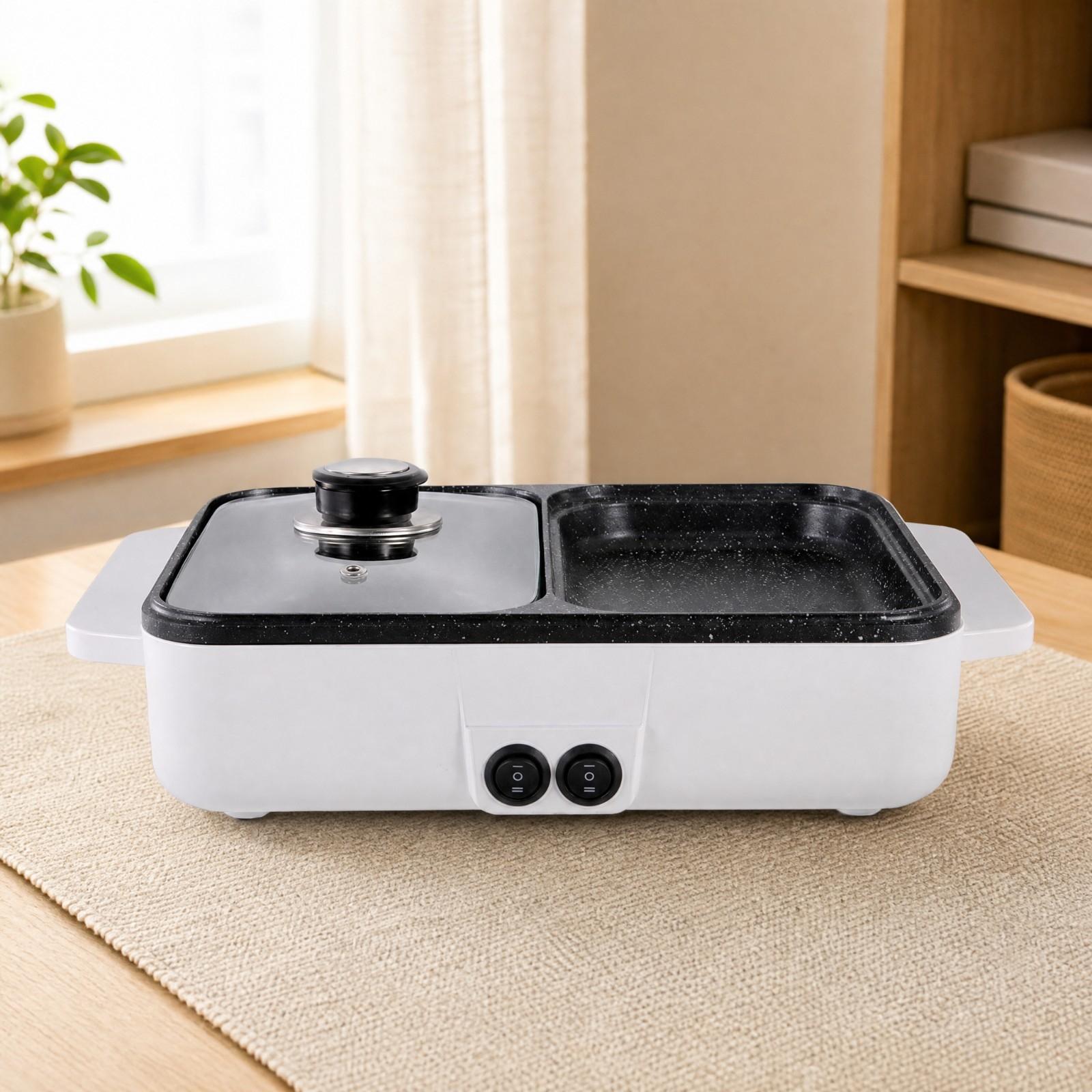 Elektrischer Grill und Hot-Pot – Hot Pot Portable Dual Bewertung und Preis