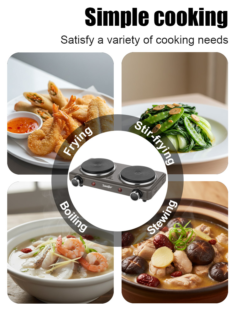 Doppelbrenner Elektroherd Soni – Hot Pot Portable Dual Bewertung und Preis