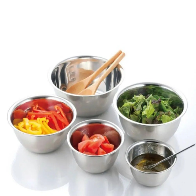 Edelstahl-Rührschüsseln, tragb – Home Cooking Supplies Bewertung und Preis