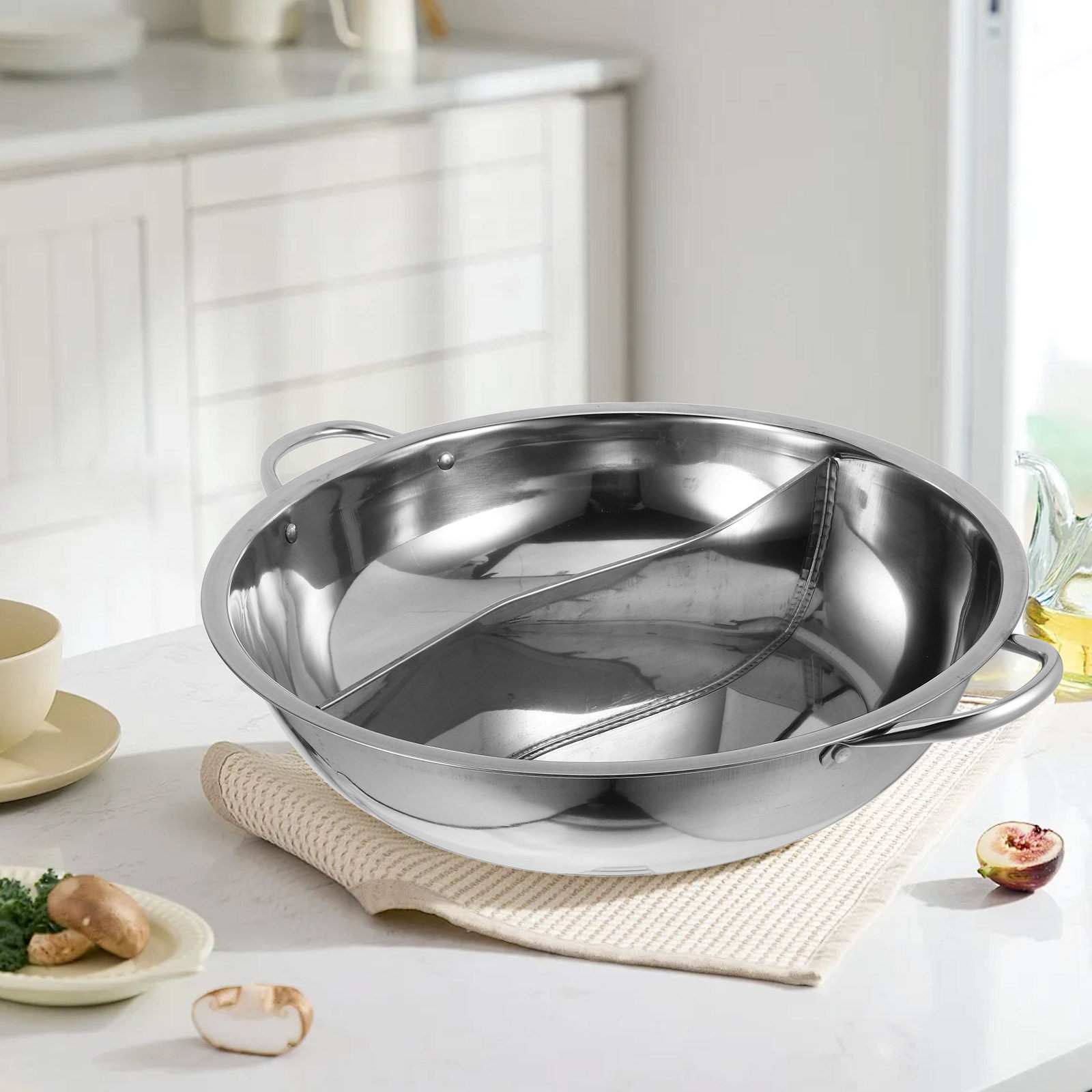 Verstärkter Edelstahl-Hotpot m – Home Cooking Host Bewertung und Preis