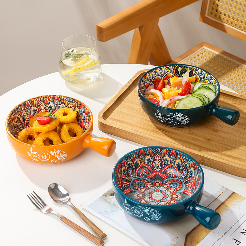 Polka Dot Keramikschalen Obsts – Home Cooking Supplies Bewertung und Preis