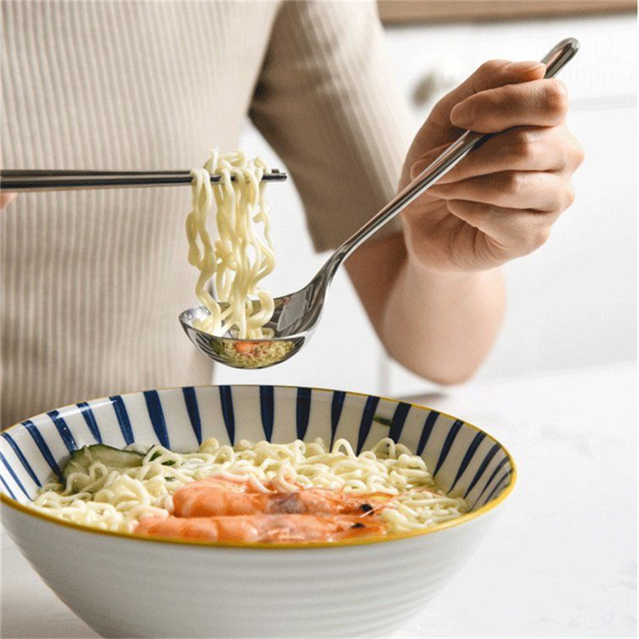 2/1 Stück Edelstahl-Löffel mit – Home Cooking Supplies Bewertung und Preis